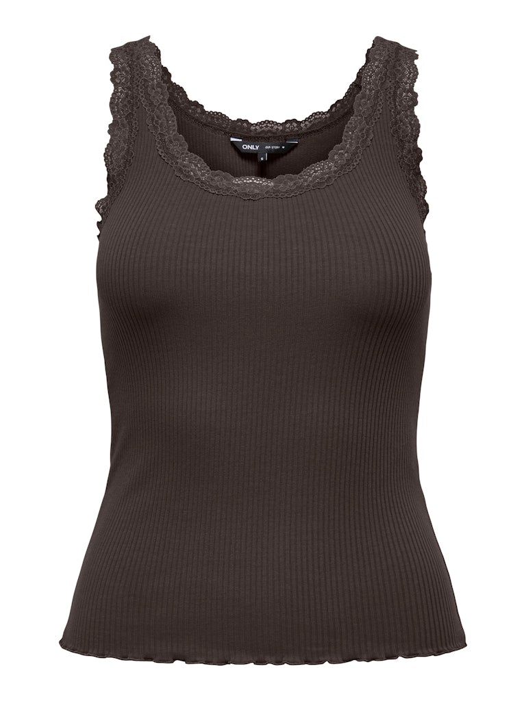Onlsara Sharai Lace Tank Top - Bruin