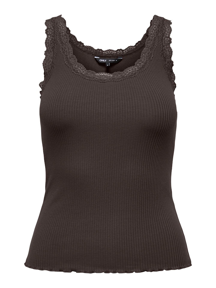 Onlsara Sharai Lace Tank Top - Bruin