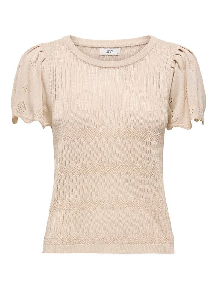 Jdysolis S/s Pullover Knt - Zand