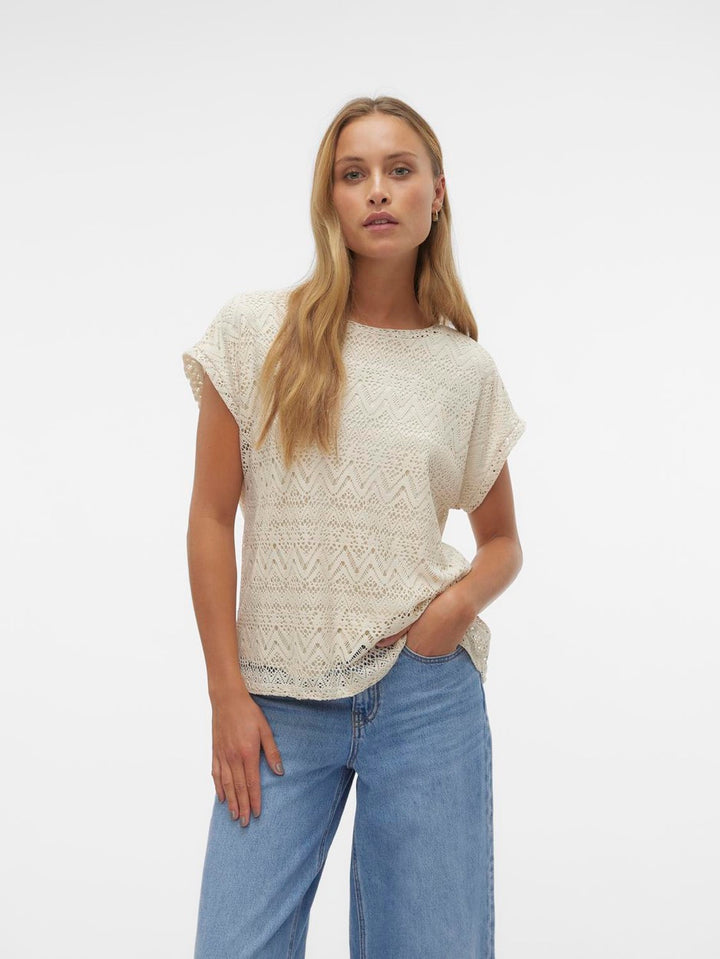 Vmmaya Ava Top Jrs Spe - Beige