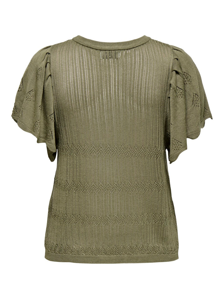 Jdysolis S/s Pullover Knt - Army