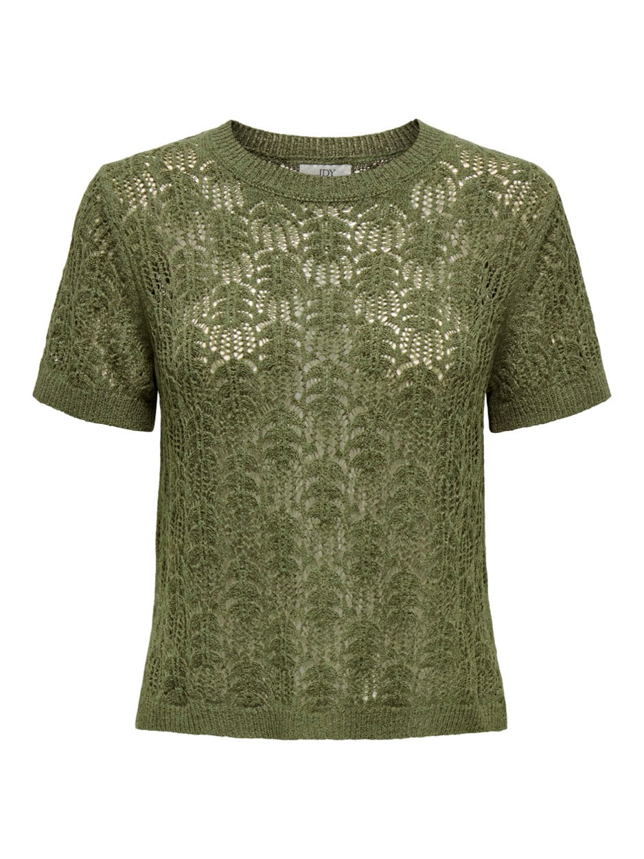 Jdykofi Bayo S/s O-neck Pullover Kn - Army