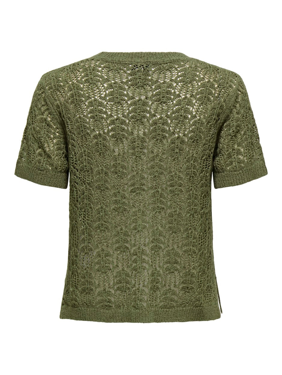 Jdykofi Bayo S/s O-neck Pullover Kn - Army