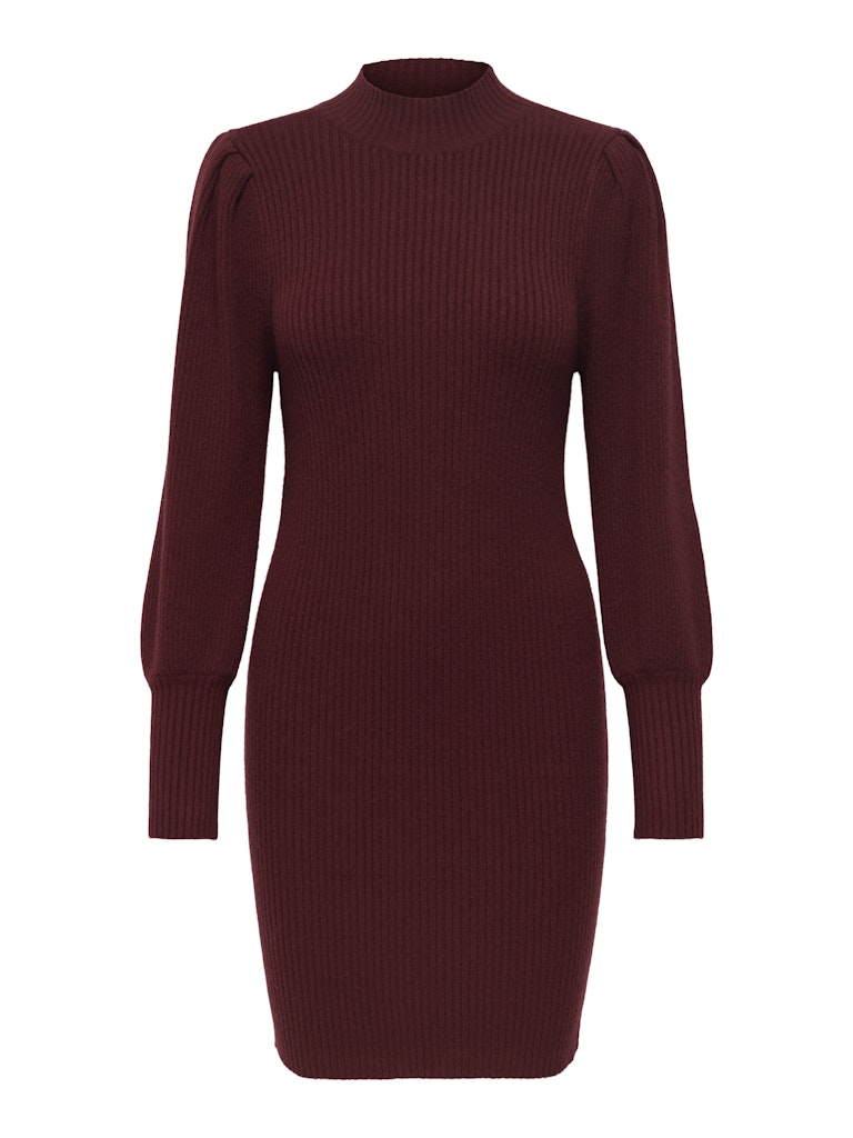 Onlkatia L/s Dress Knt Noos - Wijnrood