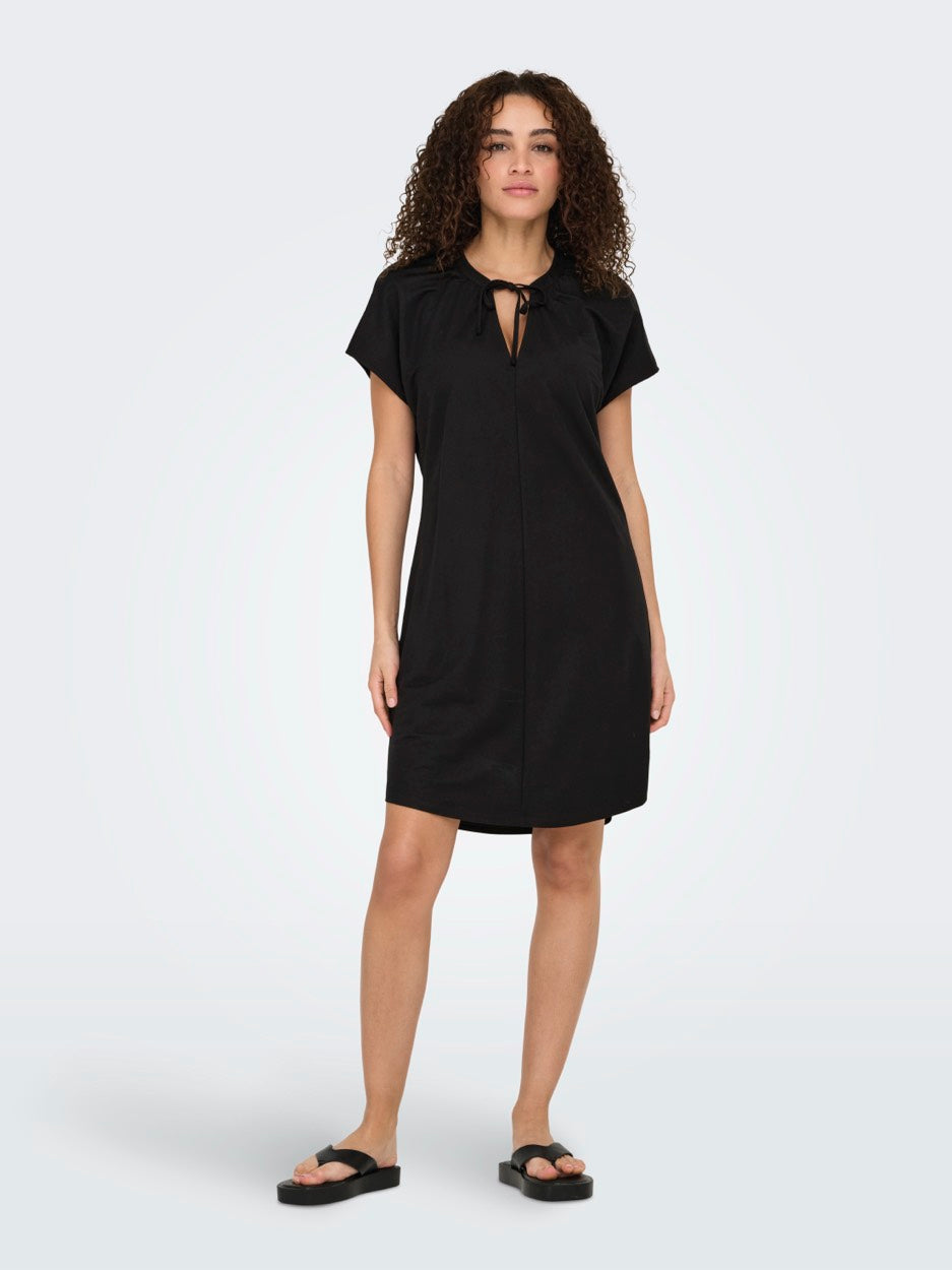 Onljany S/s String Dress Jrs Noos - Zwart