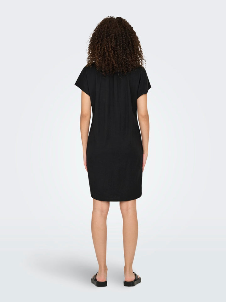 Onljany S/s String Dress Jrs Noos - Zwart