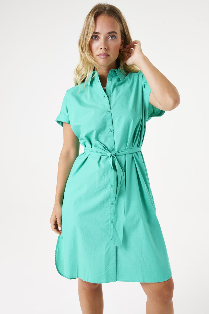 Garcia - Halflange jurken - 4429.20.0006 - Groen