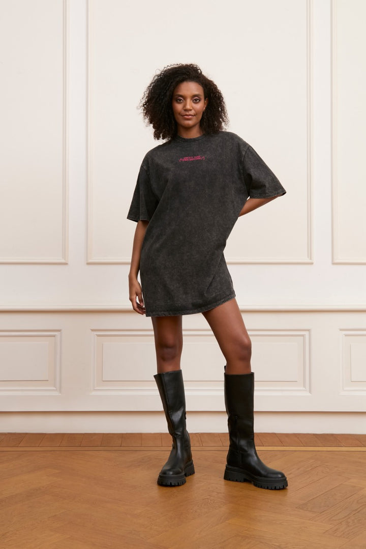 T-shirt Dress Roxy - Zwart