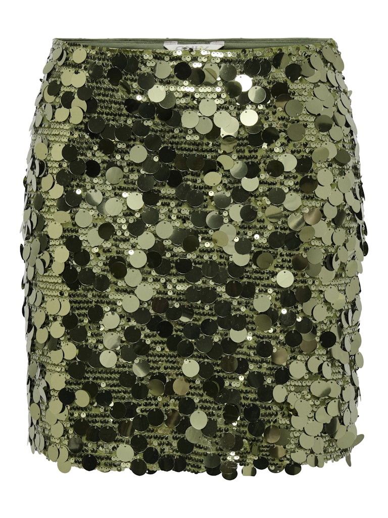 Onljadel Sequins Skirt Wvn - Army