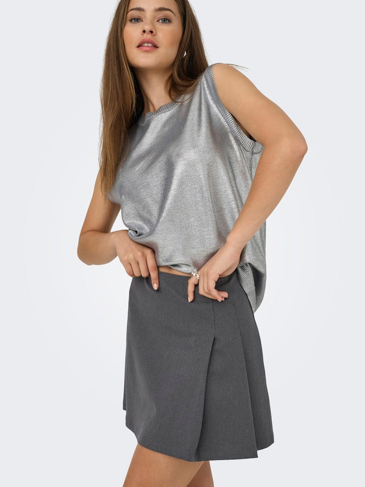 Onlsulajma Life Hw Pleat Skirt Cc Tlr - Antraciet