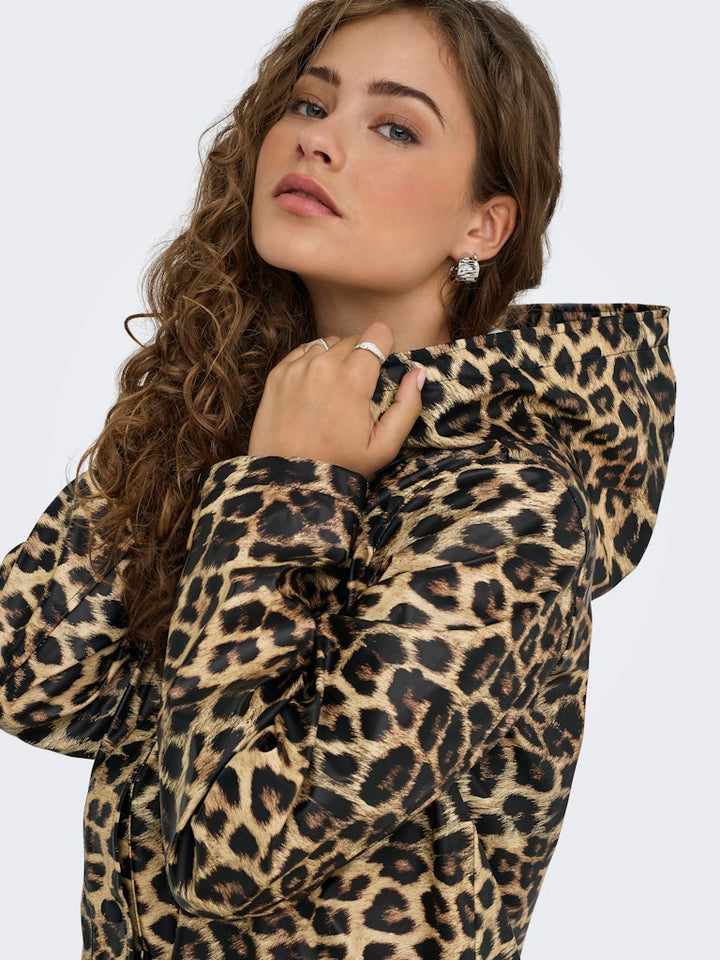 Onlmarie Ellen Aop Raincoat Otw - Bruin Dessin