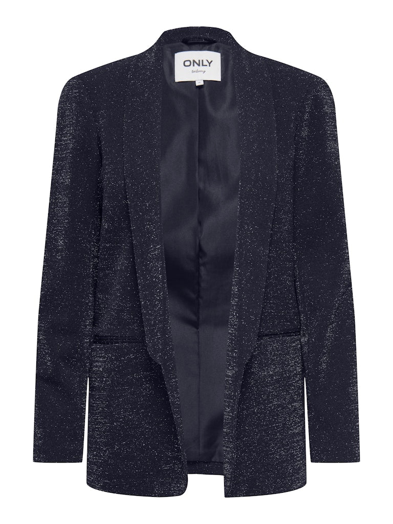 Onlelly-alya Life L/s Glit Blazer - Navy
