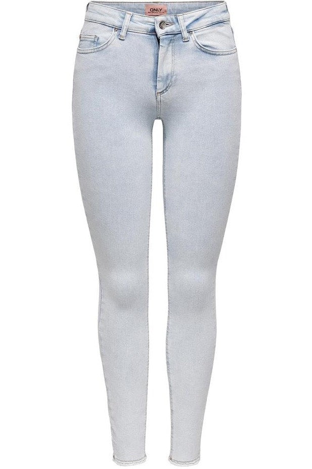 Onlblush Life Mid Sk Raw Ak Rea298 - Blue Denim