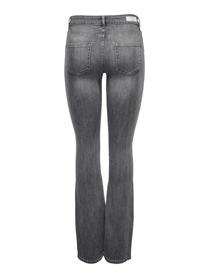 Onlblush Life Mid Flared Tai0918 - Grey Denim