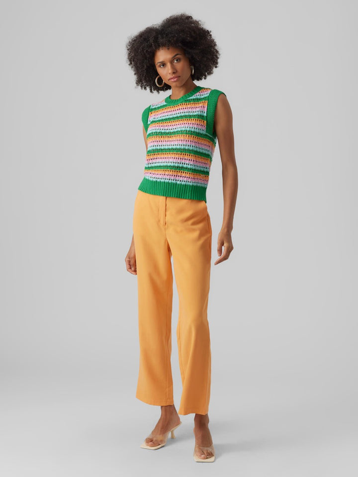 Vmalania Sl O-neck Top - Groen Dessin