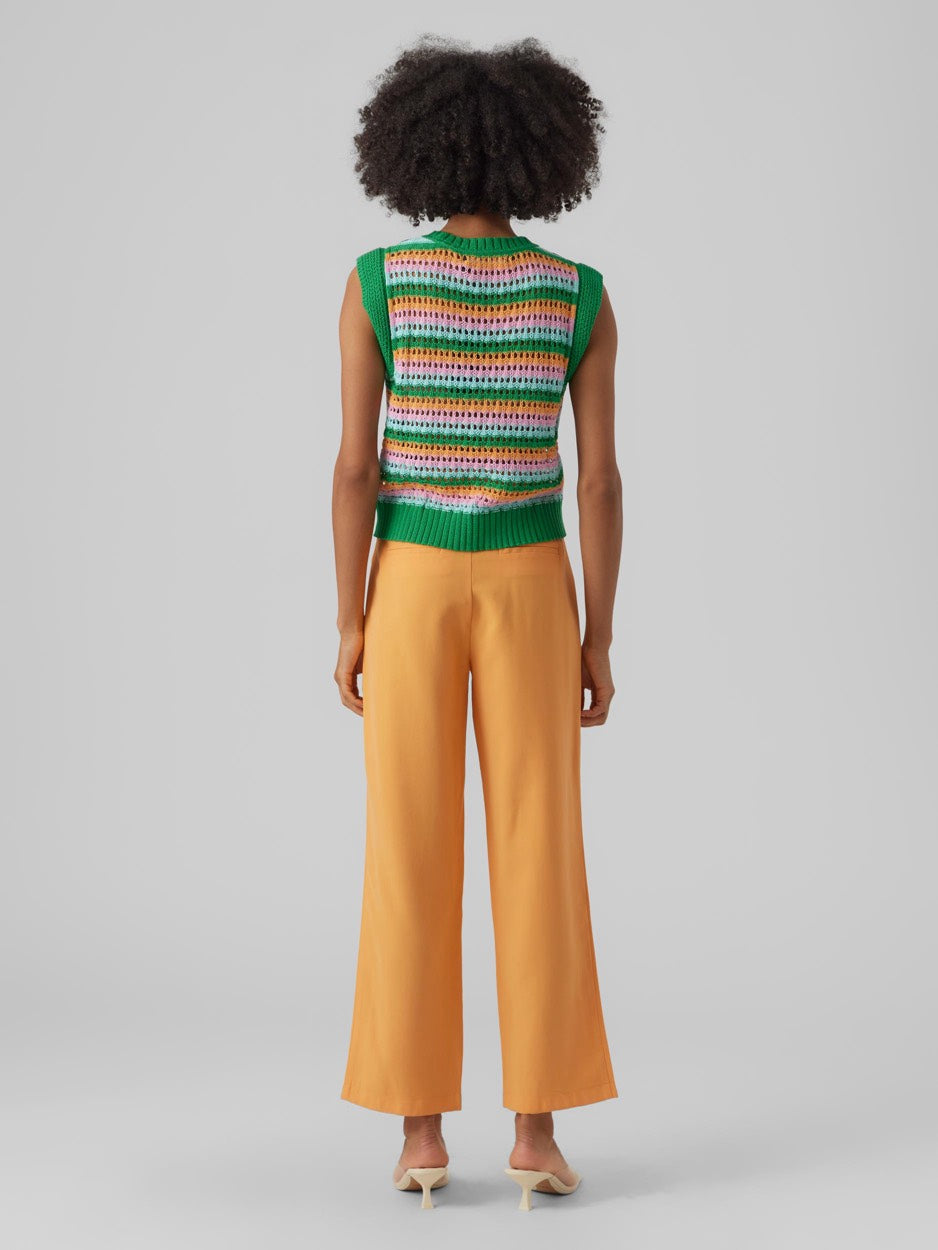 Vmalania Sl O-neck Top - Groen Dessin