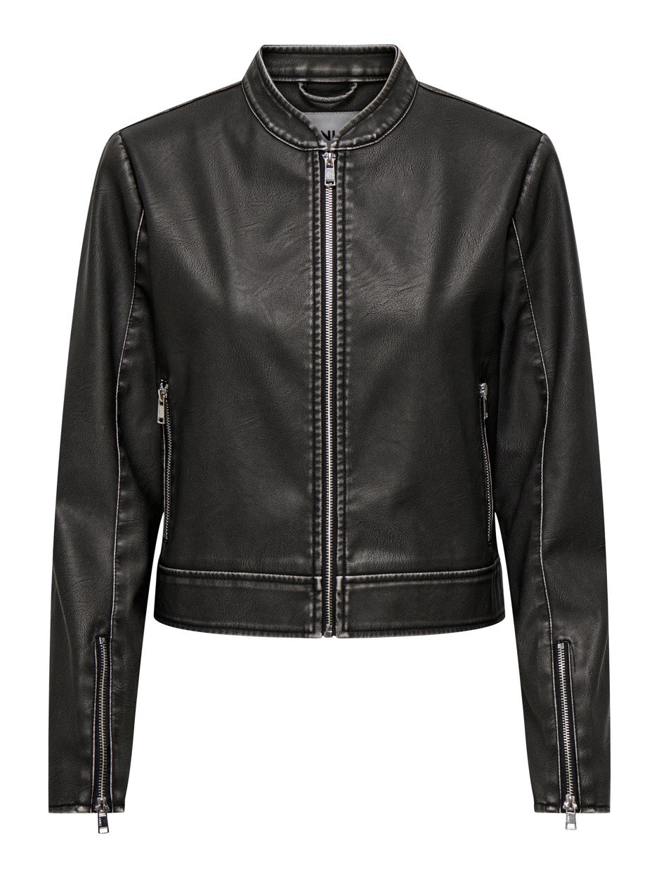 Onlsandy Ls Detail V-neck - Zwart