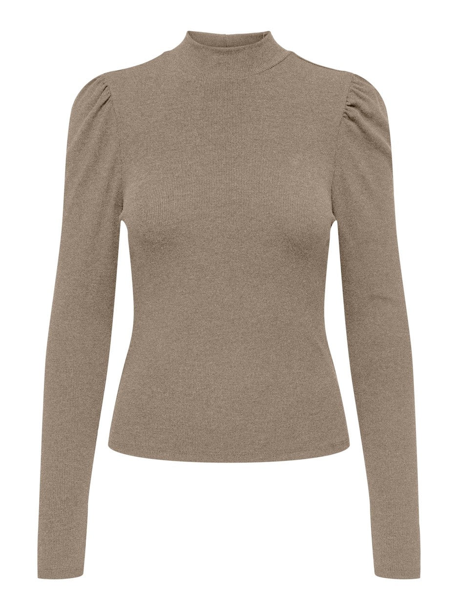 Onlfaith L/s Puff Top Cc Jrs - Kaki