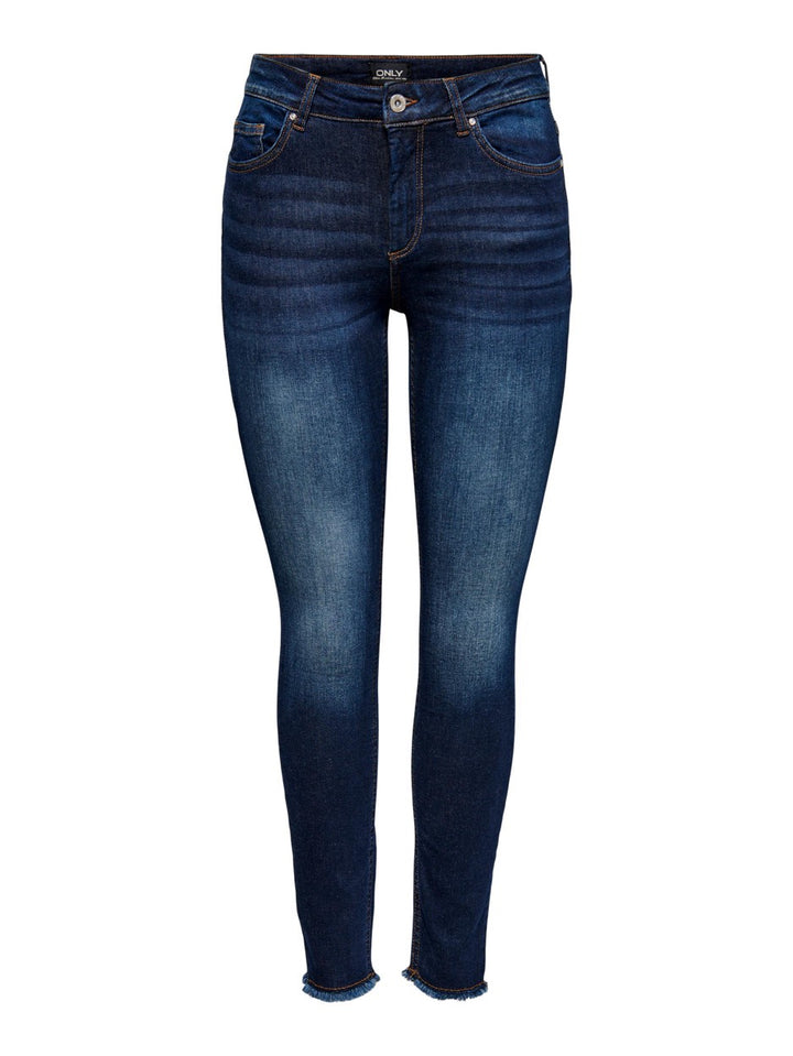 Onlblush Life Mid Sk Ank  Rw Rea837 - Blue Denim