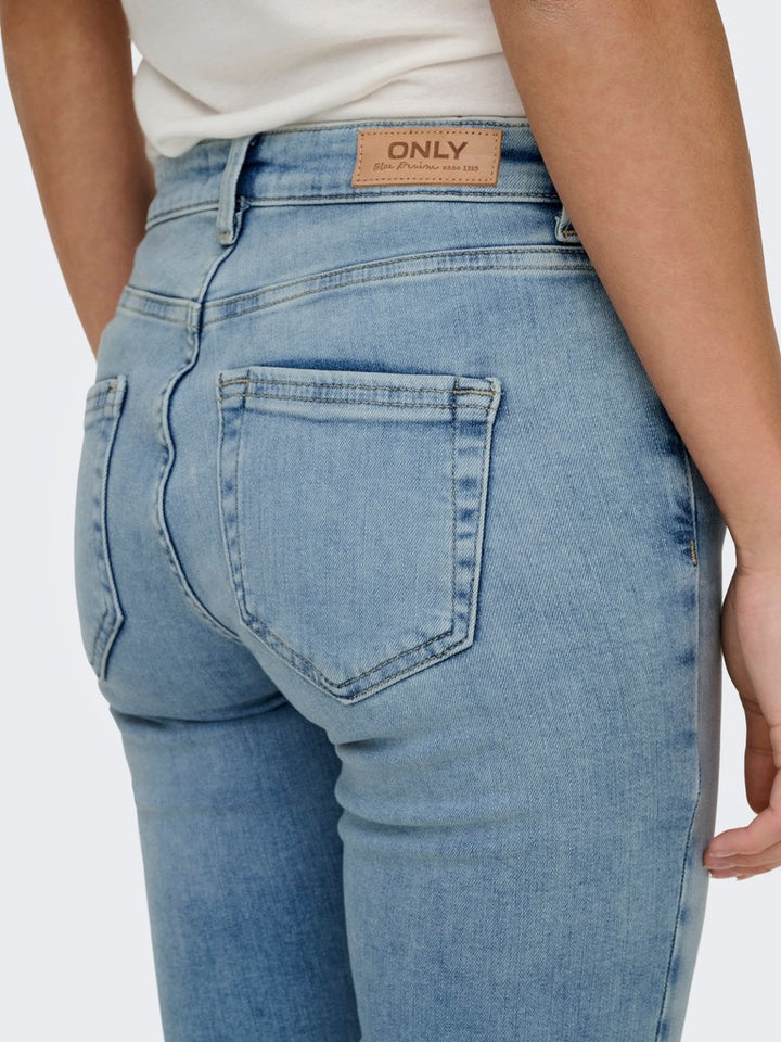 Onlblush Mid Skin Ank Rw Dnm Cro349 - Blue Denim