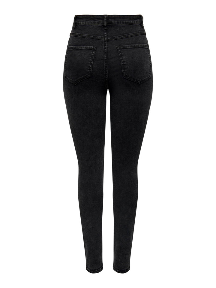 Onlrain-wauw Ex Hw Sk  Lg Ank Dnm G - Black Denim