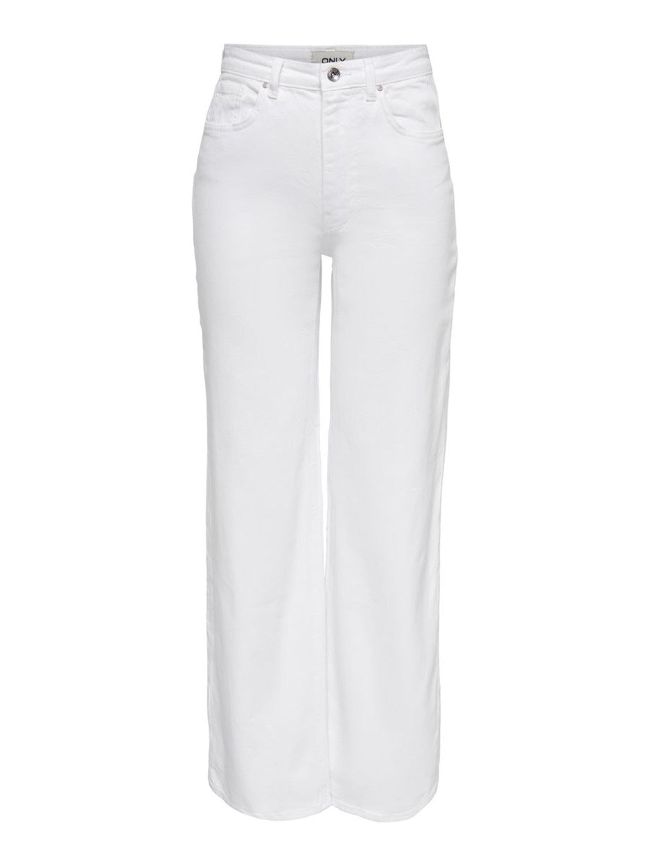 Onljuicy Life Hw Wide Leg Rea365  N - Wit
