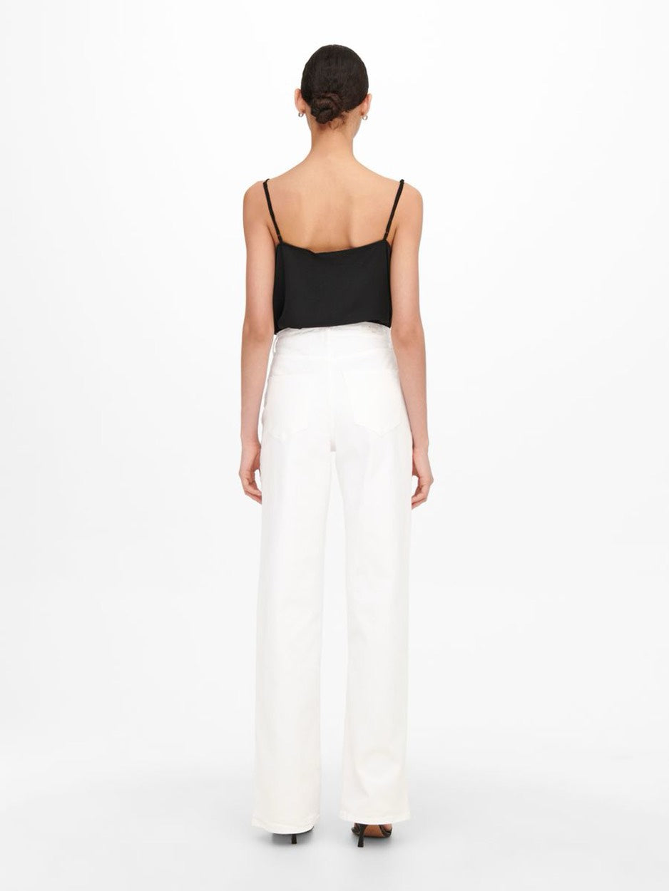 Onljuicy Life Hw Wide Leg Rea365  N - Wit