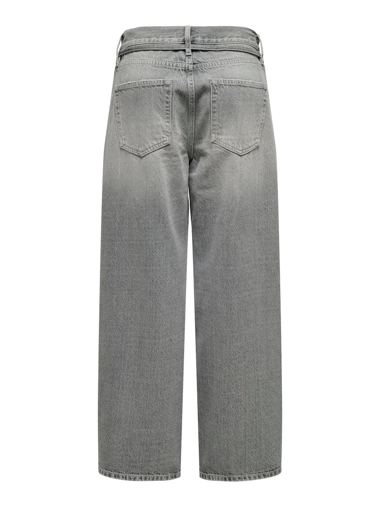 Onlgianna Mw Straight Dot757 - Grey Denim