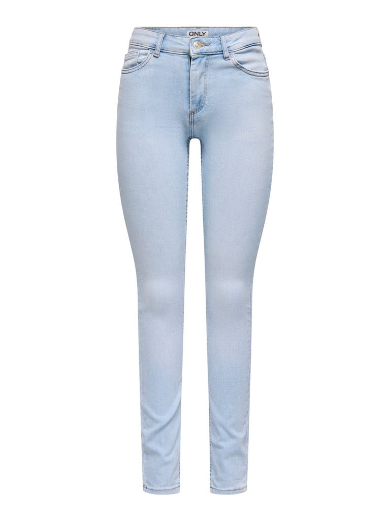 Onlblush Mid Skinny Dnm Tai006 - Lichtblauw