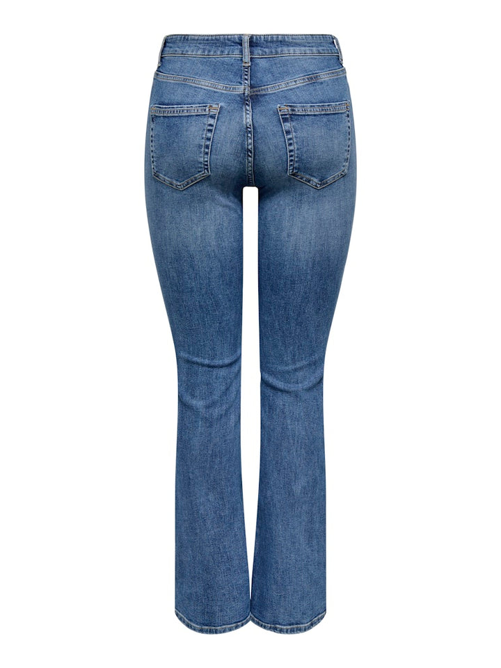 Onlblush Mw Fla Rhineston Dnm Tai885noos - Blue Denim