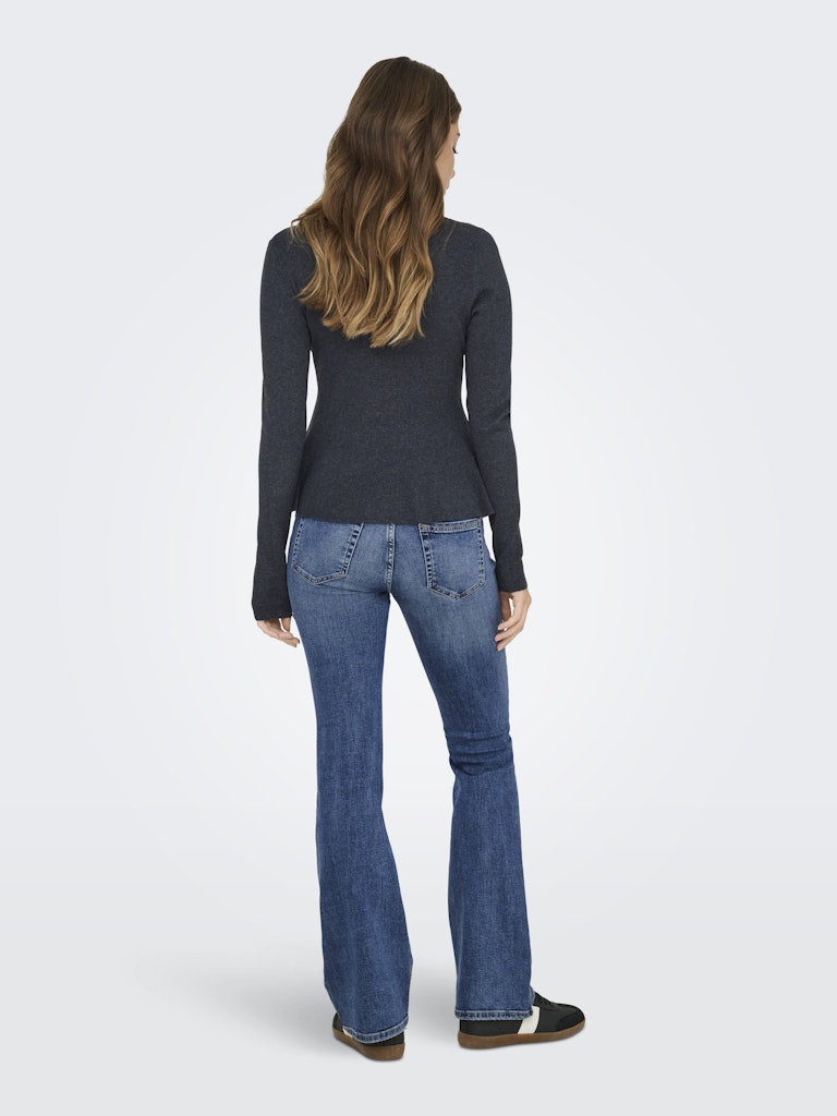 Onlblush Mw Fla Rhineston Dnm Tai885noos - Blue Denim
