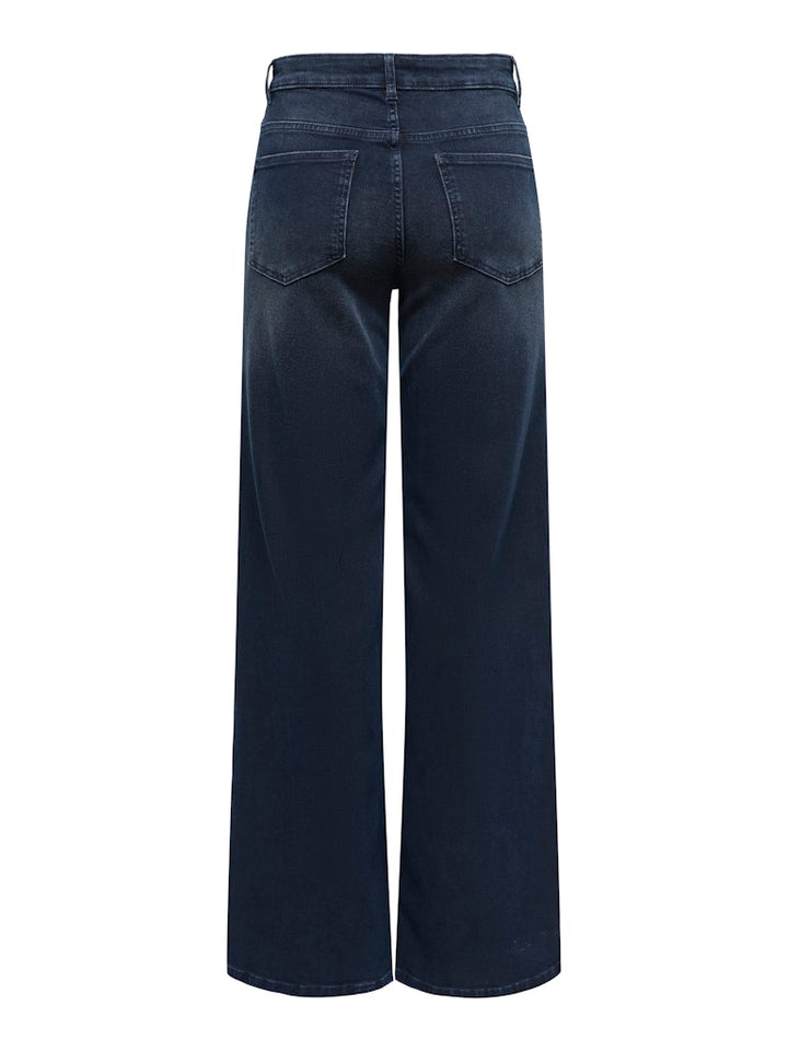 Onlmadison Blush Hw Wide Dnm Dot632 - Blue Denim