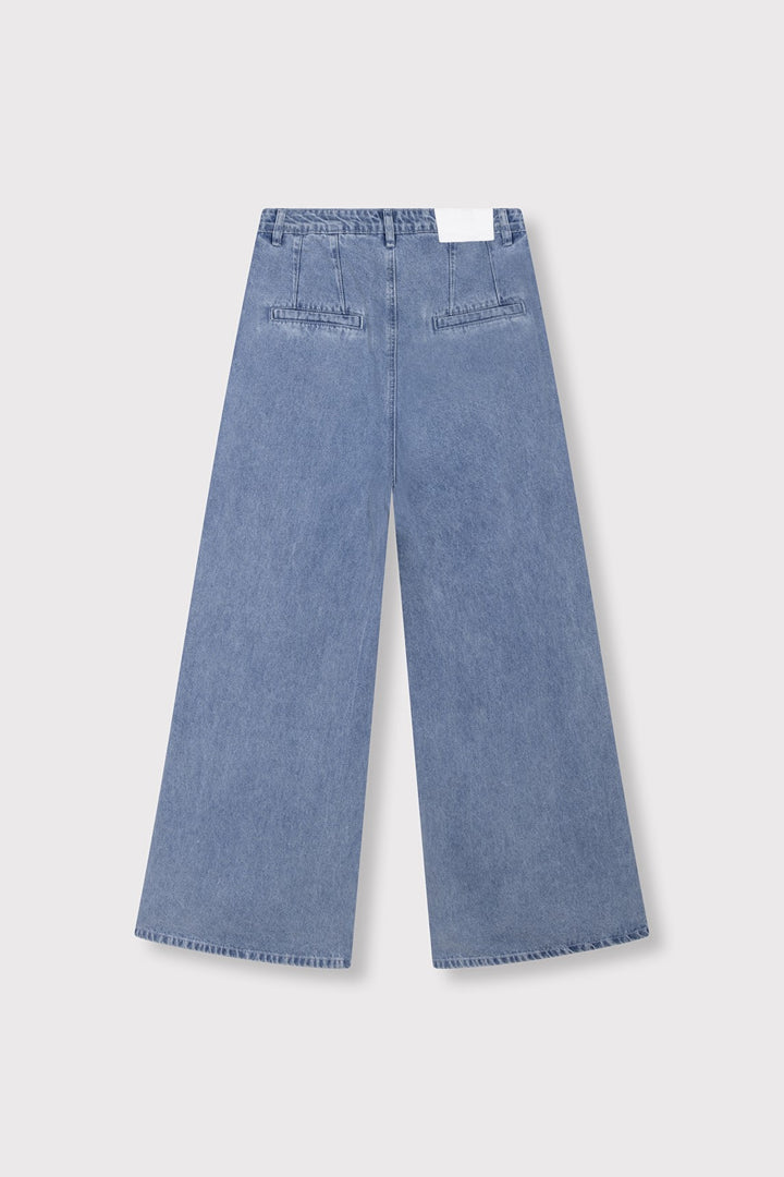 Denim Wide Pants - Blue Denim