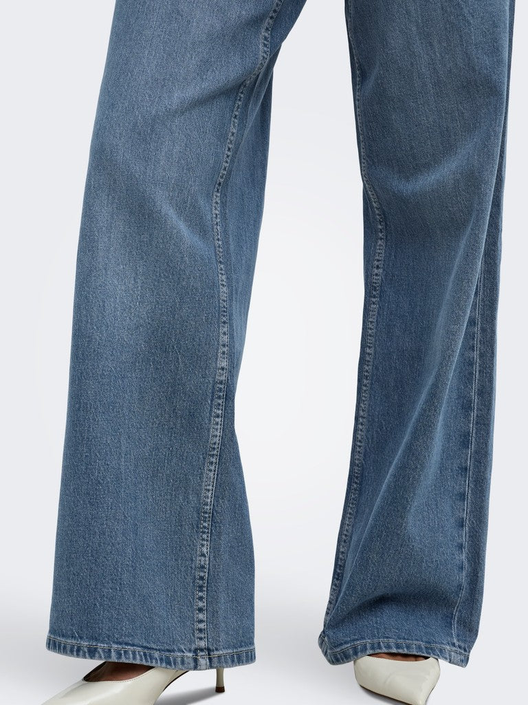 Jdyruby Mw Wide Mbg001 105 Dnm Noos - Blue Denim