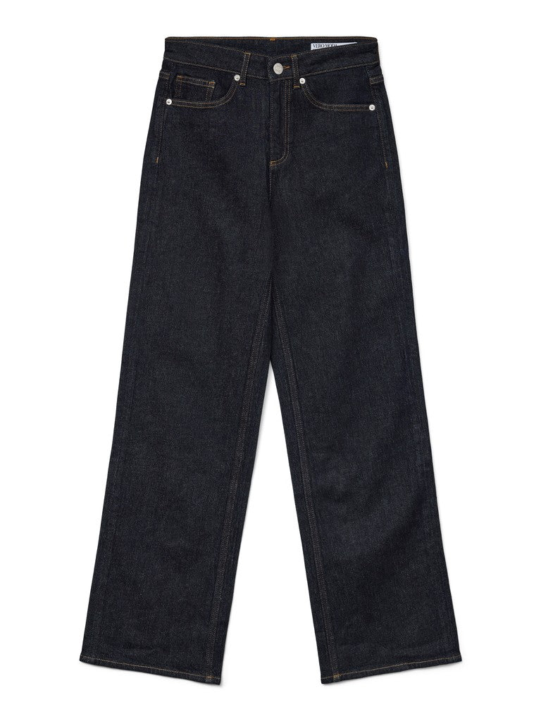 Vmtessa Hr Wide Jeans Ra369 Ga Noos - Blue Denim