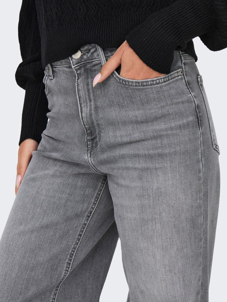 Onlmadison Blush Hw Dnm Rea0938 - Grey Denim