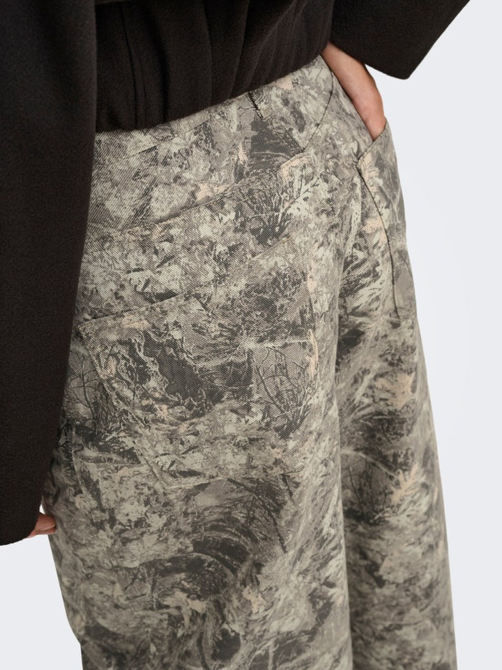 Onltaylor-banu Hw Camo Barrel Pant Pnt - Groen Dessin