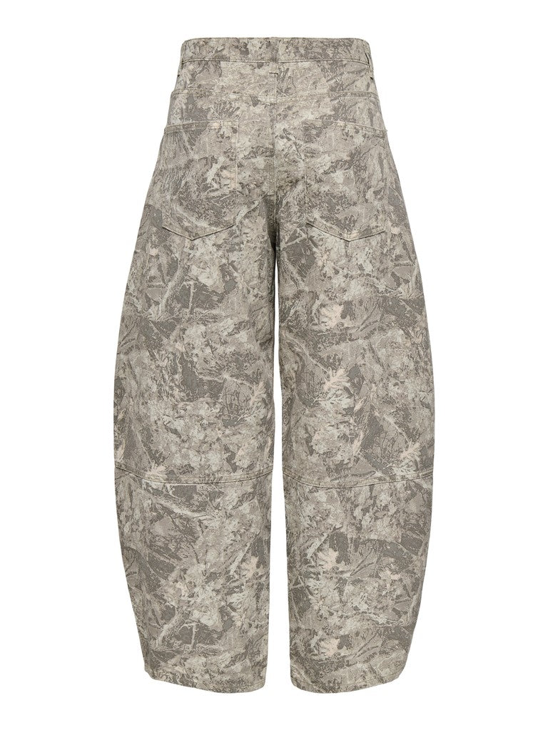 Onltaylor-banu Hw Camo Barrel Pant Pnt - Groen Dessin