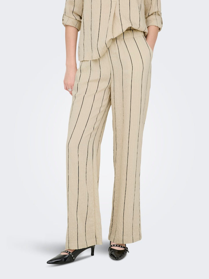 Jdyava Mw Pull Up Pant Wvn - Zand Dessin