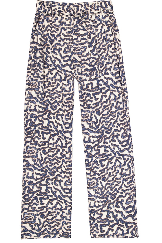 Lange Broek Aop - Ecru Dessin