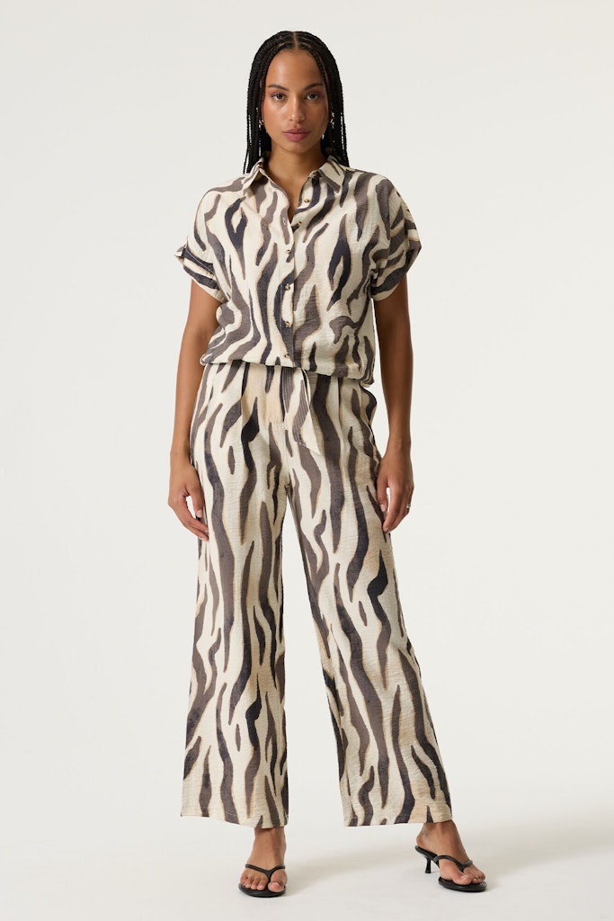 Garcia - Lange broeken - 4109.08.0028 - Ecru Dessin