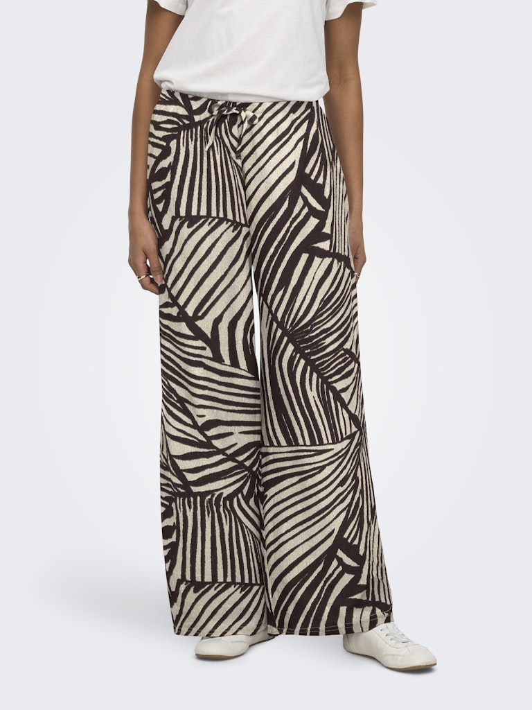 Jdydebbie New Loose Pant Jrs Dia - Ecru Dessin