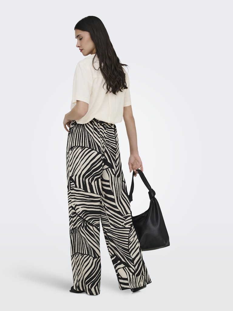 Jdydebbie New Loose Pant Jrs Dia - Ecru Dessin