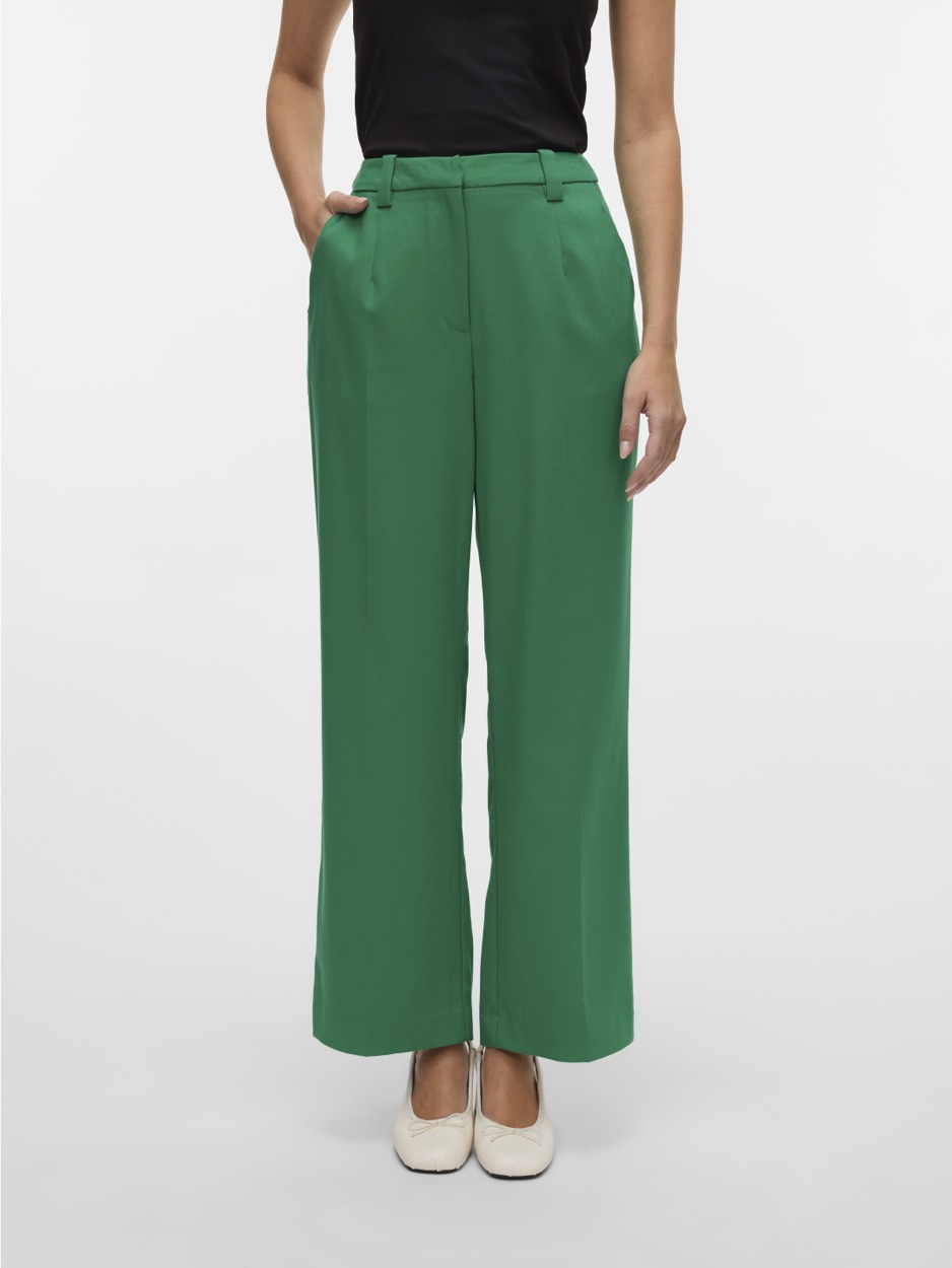 Vmbalira Mw Pants Tlr Btq Ga - Groen