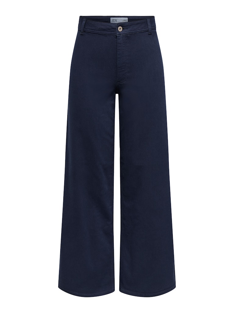 Jdyiris Stretch Hw Wide Pant Pnt Noos - Navy