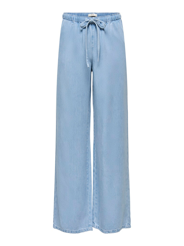 Jdymira Mw Wide String Pant Pnt Noos - Blue Denim