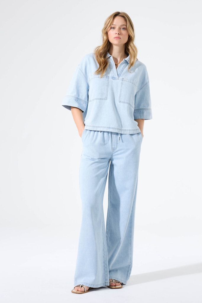 Denim Lenage Broek - Blue Denim