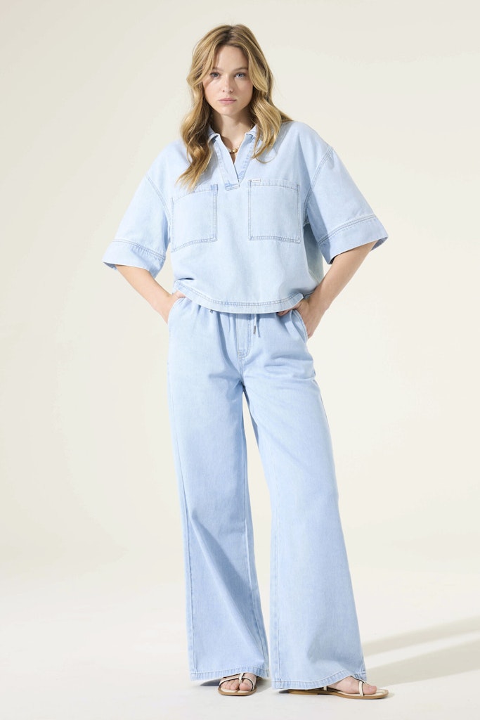 Denim Lenage Broek - Blue Denim