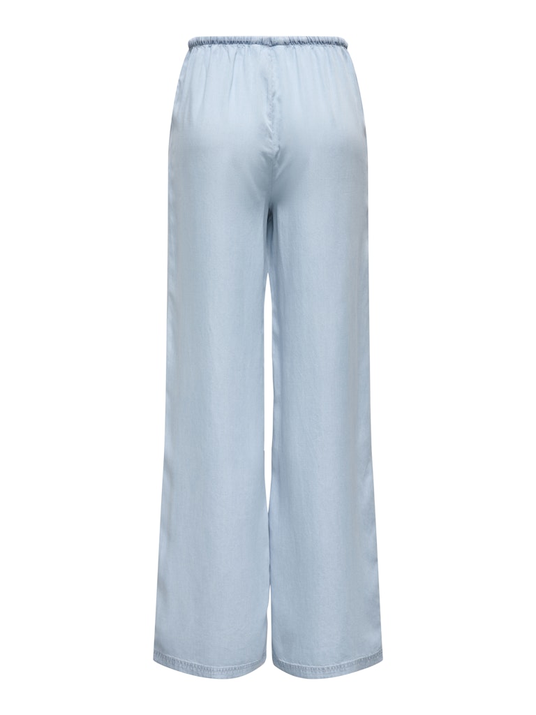 Onlcharis Life Pull Up Tie Pants Wvn Cc - Blue Denim
