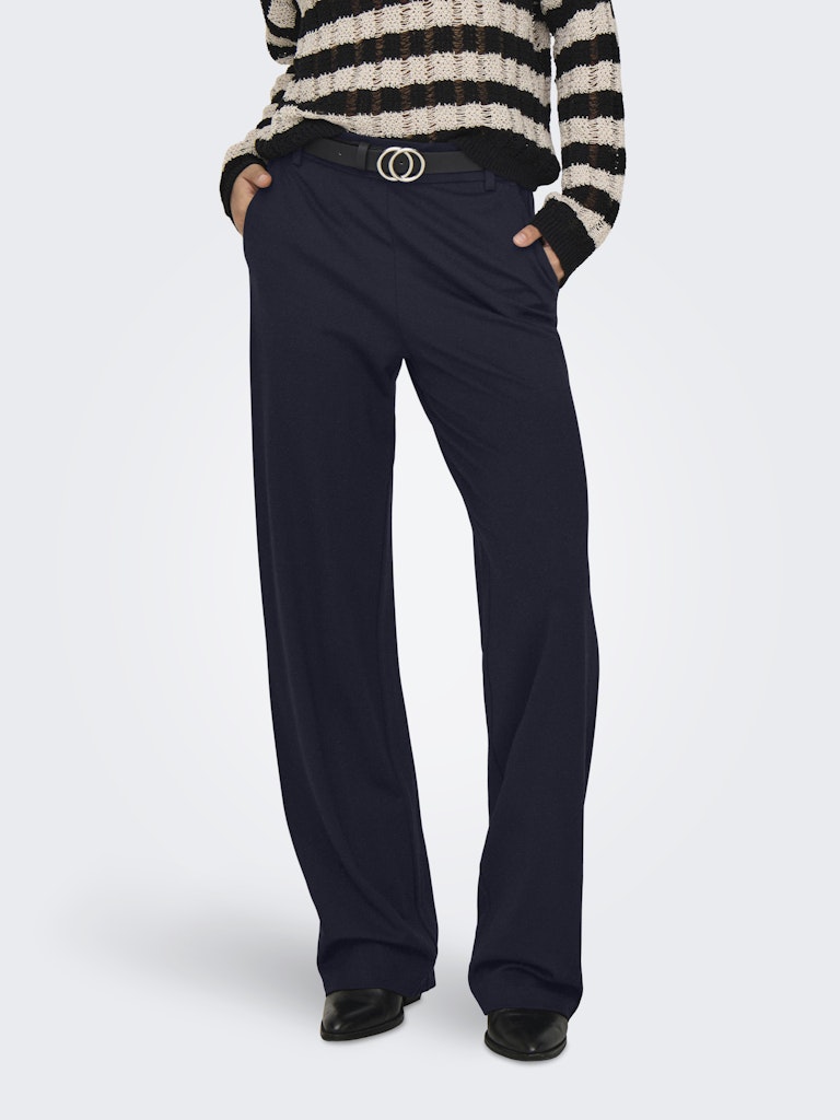 Onlpoptrash Life Mw Straight Pnt Noos - Navy